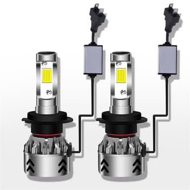 Led konvertering  frontlys 2-Pk Pære H7 27W 3000LM 6000K