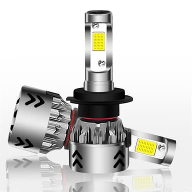 Led konvertering  frontlys 2-Pk Pære H7 27W 3000LM 6000K