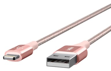 Belkin Premium kevlar Lightning kabel (rosegull)