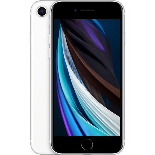 iPhone SE smarttelefon 128 GB (hvit)