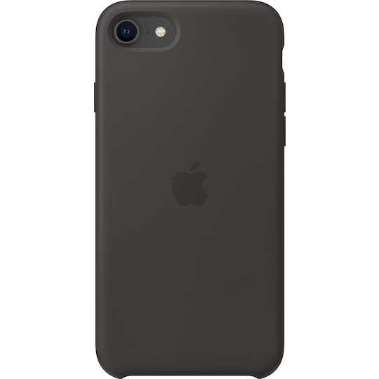 iPhone SE Gen. 2 silikondeksel (sort)