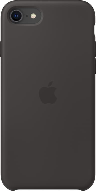 iPhone SE Gen. 2 silikondeksel (sort)