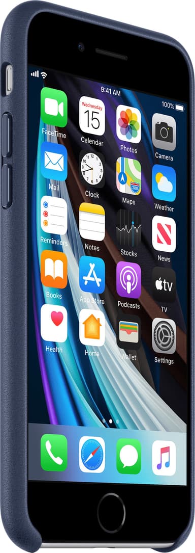 iPhone SE Gen. 2 lærdeksel (midnattsblå)