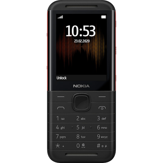 Nokia 5310 XpressMusic mobiltelefon (sort/rød) - 2G