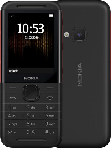 Nokia 5310 XpressMusic mobiltelefon (sort/rød) - 2G