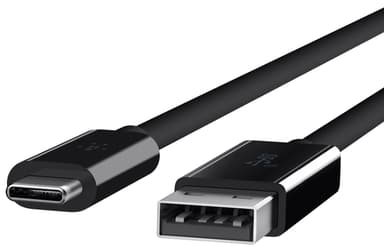 Belkin USB-A til USB-C kabel 1 m (sort) - Elkjøp