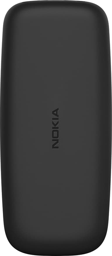 Nokia 105 mobiltelefon - (sort) - 2G