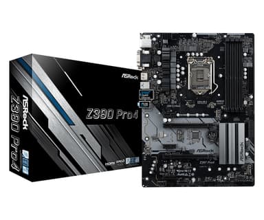 Asrock Z390 PRO4 motherboard LGA 1151 (Socket H4) ATX Intel Z390