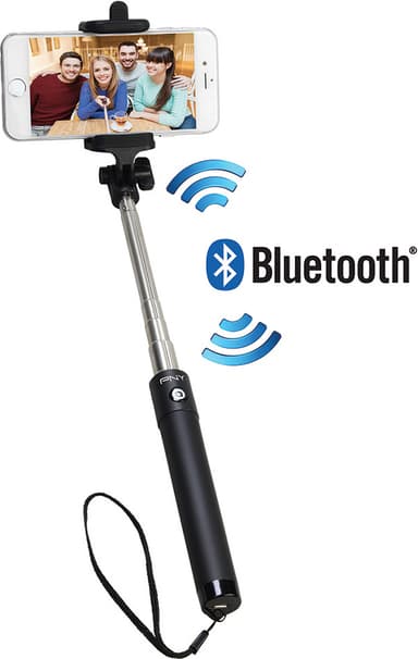 PNY trådløs selfiestang 80 cm (sort)