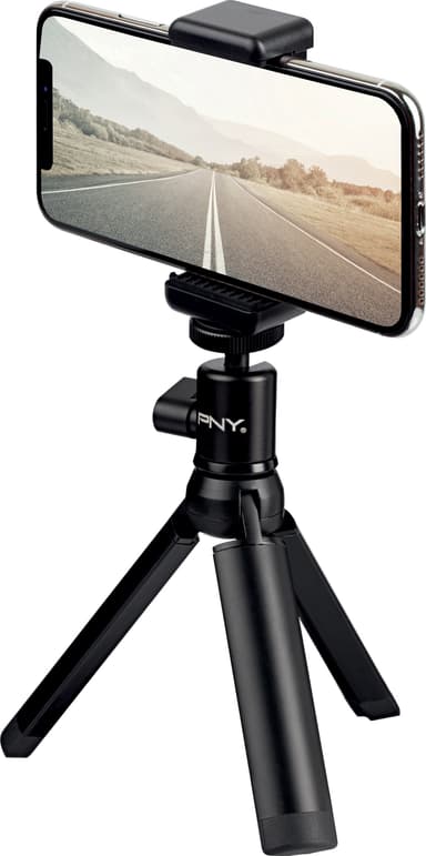 PNY universelt tripod-stativ med trådløs fjernkontroll (sort)