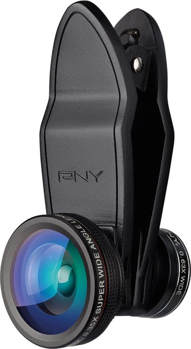 PNY 4-i-1 objektivsett til smarttelefoner (sort)