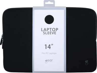 Gear 14" etui til bærbar PC GEARSLEEBK14 (sort)