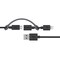 Belkin Mikro USB-kabel med Lightning-adapter (sort)