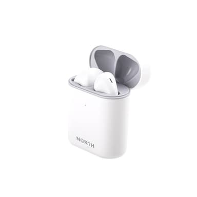 NORTH True Wireless Øreplugger TOUCH ONE Hvit