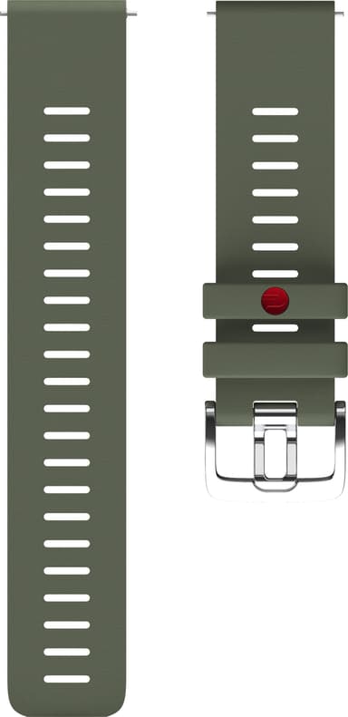 Polar Grit X klokkereim i silikon M/L (grønn)
