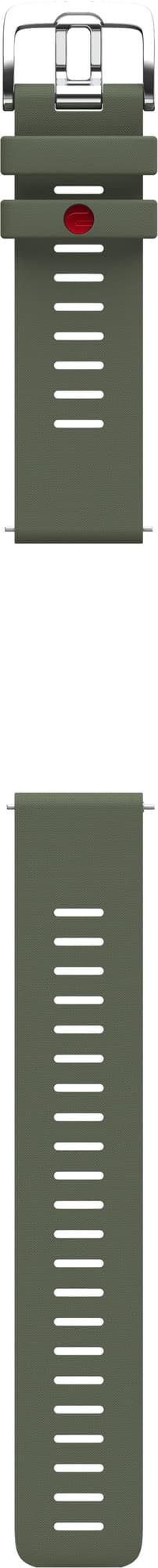 Polar Grit X klokkereim i silikon M/L (grønn)
