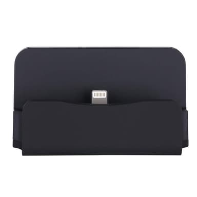 Dokkingstasjon - Lightning dock med USB-kabel - svart
