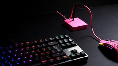 Xtrfy B4 bungee til datamus (rosa)