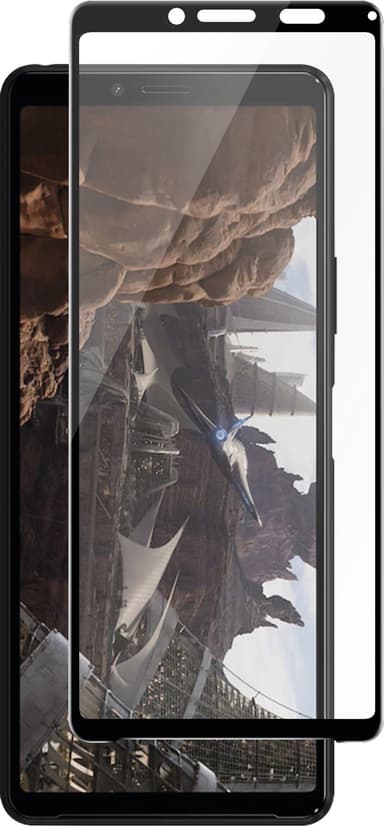 Panzer Full-Fit Sony Xperia 10 II skjermbeskytter (sort)
