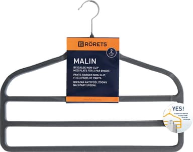 Rörets Malin kleshenger 2-pakning