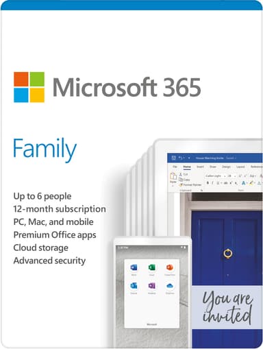 Microsoft 365 Family (digital nedlastning)