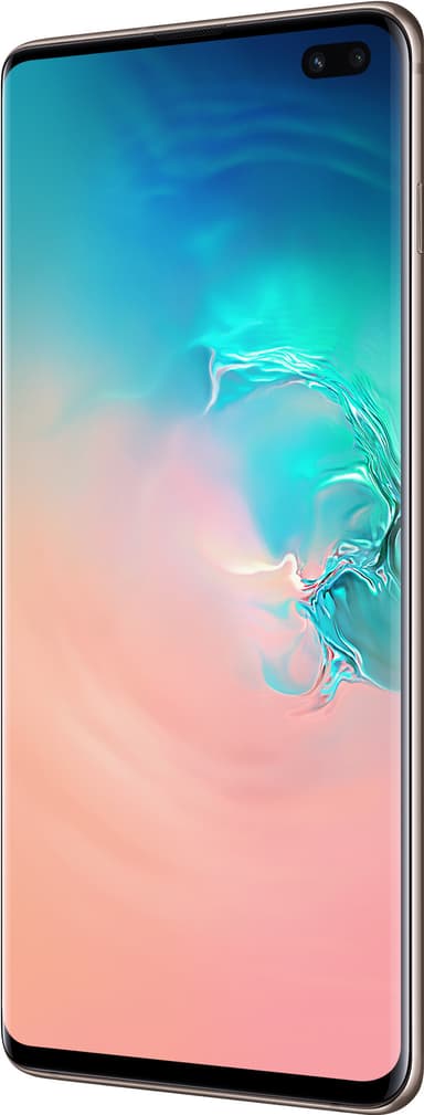 Samsung Galaxy S10 Plus smarttelefon 8/128GB (keramisk hvit)