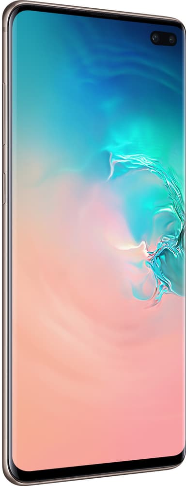 Samsung Galaxy S10 Plus smarttelefon 8/128GB (keramisk hvit)