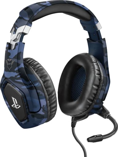 Trust GXT 488 Forze-G gaming-headset til PS4 (blå kamuflasje)