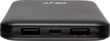 PNY PowerPack Slim 10000mAh powerbank (sort)