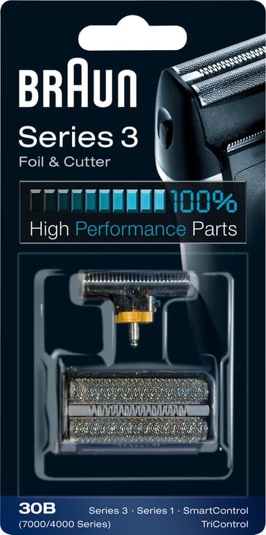 Braun Serie 3 folie- og kutteblokk 30B