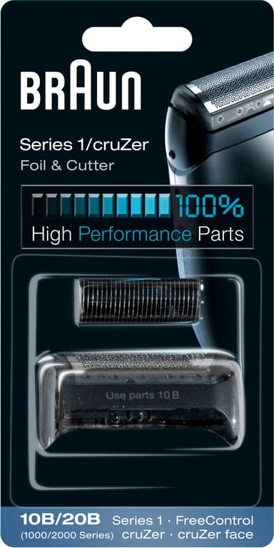 Braun Serie 1 folie- og kutteblokk 10B