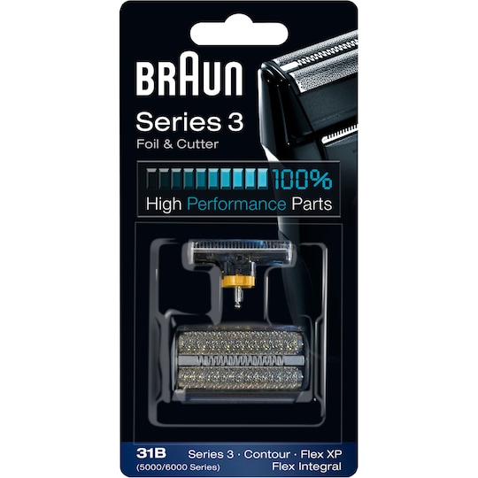 Braun Series 3 foil & cutter skjærehode 31B (sort)