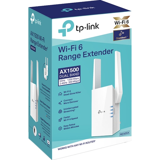 TP-Link RE505X WiFi 6 forsterker