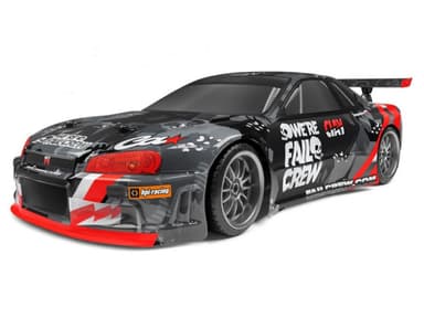 HPI E10 Drift Fail Crew Nissan Skyline - Komplett