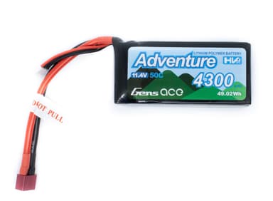 3s 4300mAh - 50C - Gens Ace Adventure HV Deans