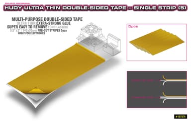 HUDY Ultra Thin Double-sided Tape Strip (5)