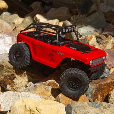 Axial SCX24 Deadbolt Rock Crawler 4WD Rød