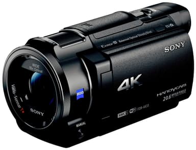 Sony FDR-AX33 4K videokamera (sort)