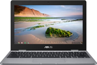 Asus Chromebook C423 Cel/4/32 14” bærbar PC (silver/black)