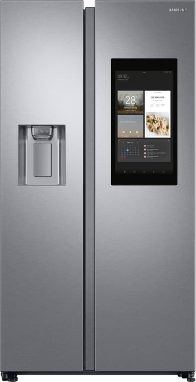 Samsung Family Hub side-by-side kjøleskap RS68N8941SL (stål)