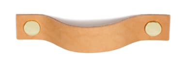 Epoq Cuoio skinnhåndtak (natur/messing/krom)