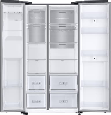 Samsung Family Hub side-by-side kjøleskap RS68N8941SL (stål)