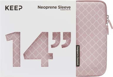 KEEP etui til bærbar PC 14" (rose arabicca)