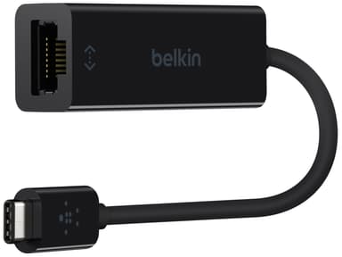 Belkin USB-C til Gigabit Ethernet adapter (sort)