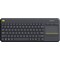 Logitech K400 Plus trådløst HTPC-tastatur for TV-er (sort)