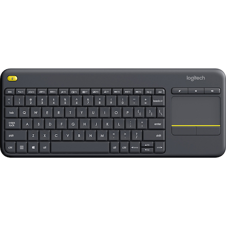 Logitech K400 Plus trådløst HTPC-tastatur for TV-er (sort)