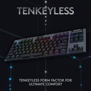 Logitech G915 Lightspeed tenkeyless gamingtastatur (GL Clicky)