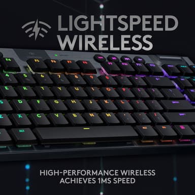 Logitech G915 Lightspeed tenkeyless gamingtastatur (GL Clicky)