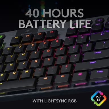 Logitech G915 Lightspeed tenkeyless gamingtastatur (GL Clicky)
