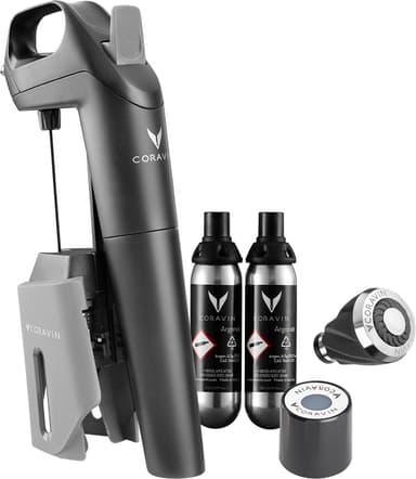 Coravin Model Three vinsystem - vinelsker pakke (svart)